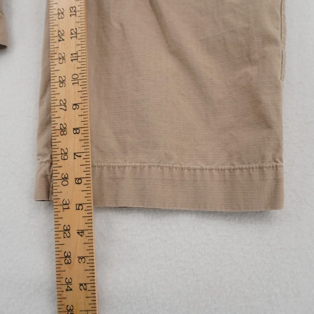 Gap Drawstring Ripstop Pants Mens XL‎ Beige Relaxed Casual Utility